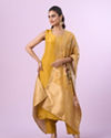 Yellow Mosaic Elegance Straight Suit